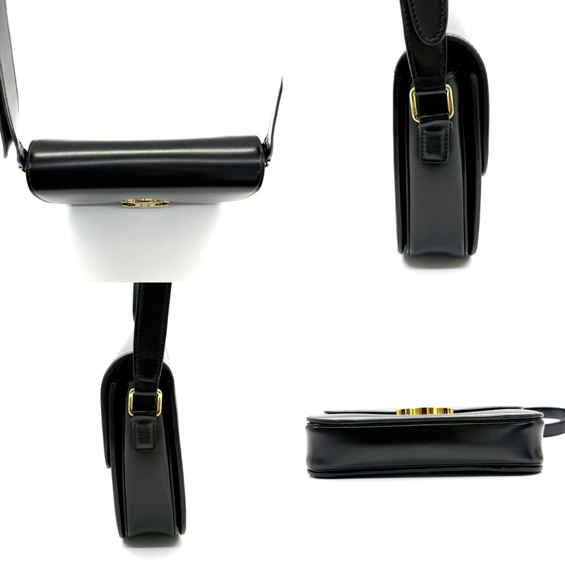 CELINE 黑色TRIOMPHE CLASSIQUE 22CM 斜背包-2