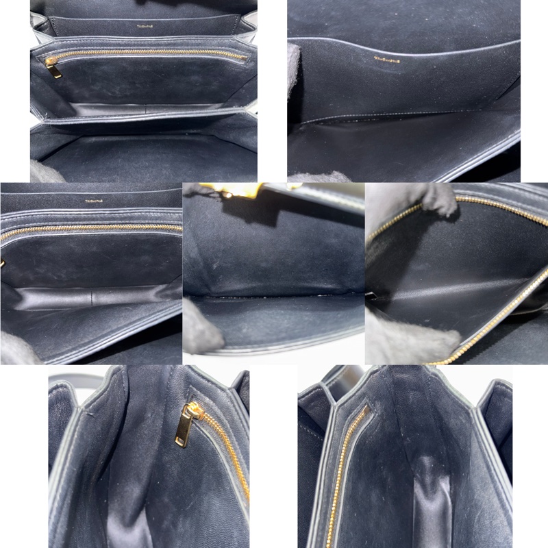 CELINE 黑色TRIOMPHE CLASSIQUE 22CM 斜背包-6