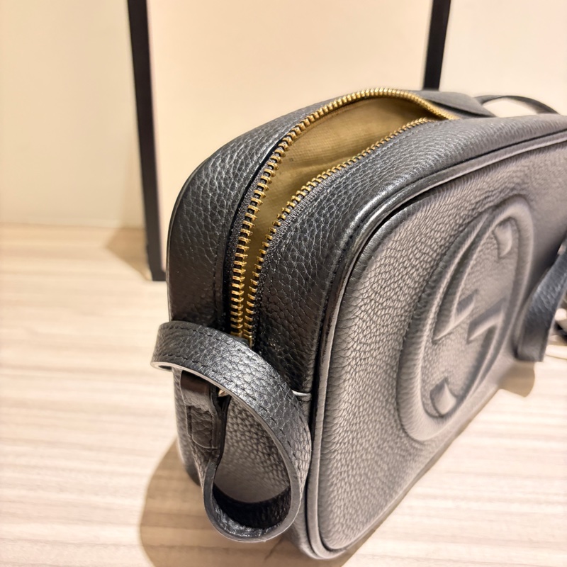 Gucci 牛皮 相機包 流蘇相機包 肩背包 二手 甜甜價-2