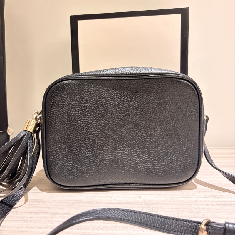Gucci 牛皮 相機包 流蘇相機包 肩背包 二手 甜甜價-6