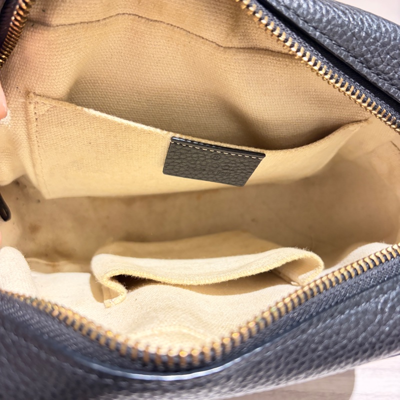 Gucci 牛皮 相機包 流蘇相機包 肩背包 二手 甜甜價-9