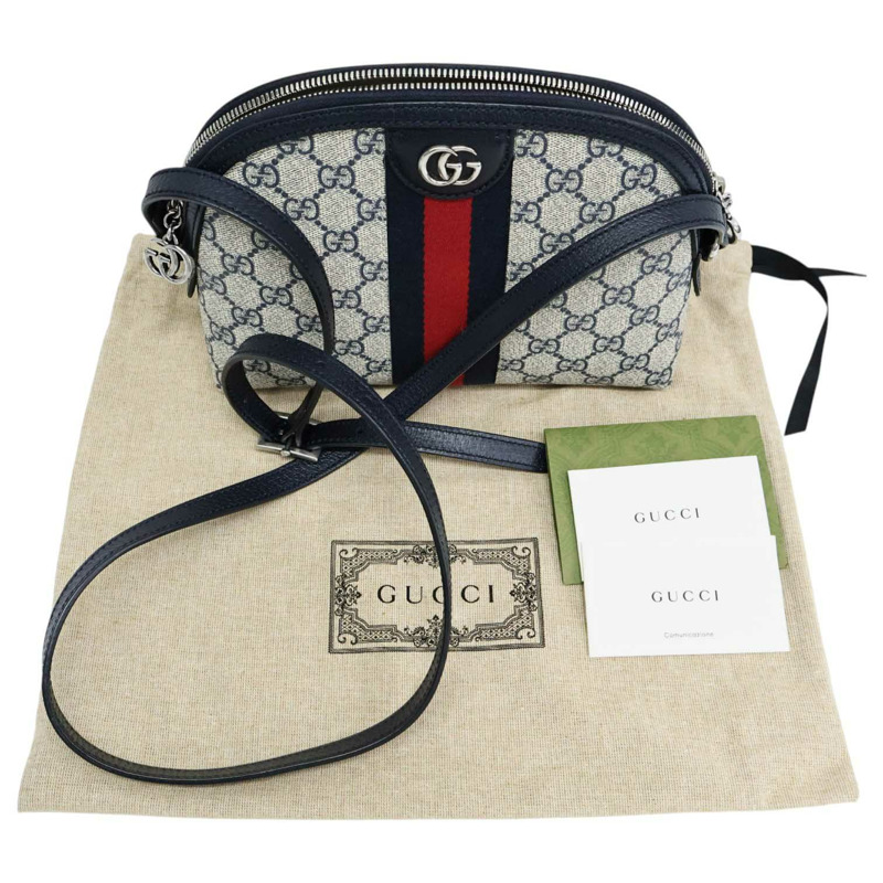 藍色 GG Supreme帆布 Ophidia 肩背包 499621【GUCCI 古馳】 499621-9