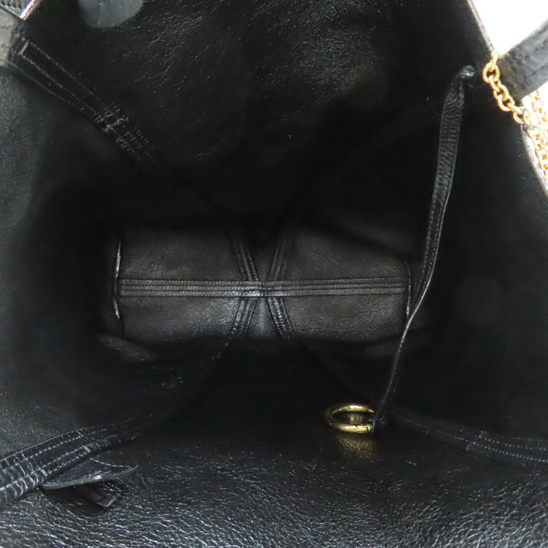 黑色 牛皮 Spin Tote 托特包 肩背包【Chloe 克羅伊】 CHC25SS810N84001-2