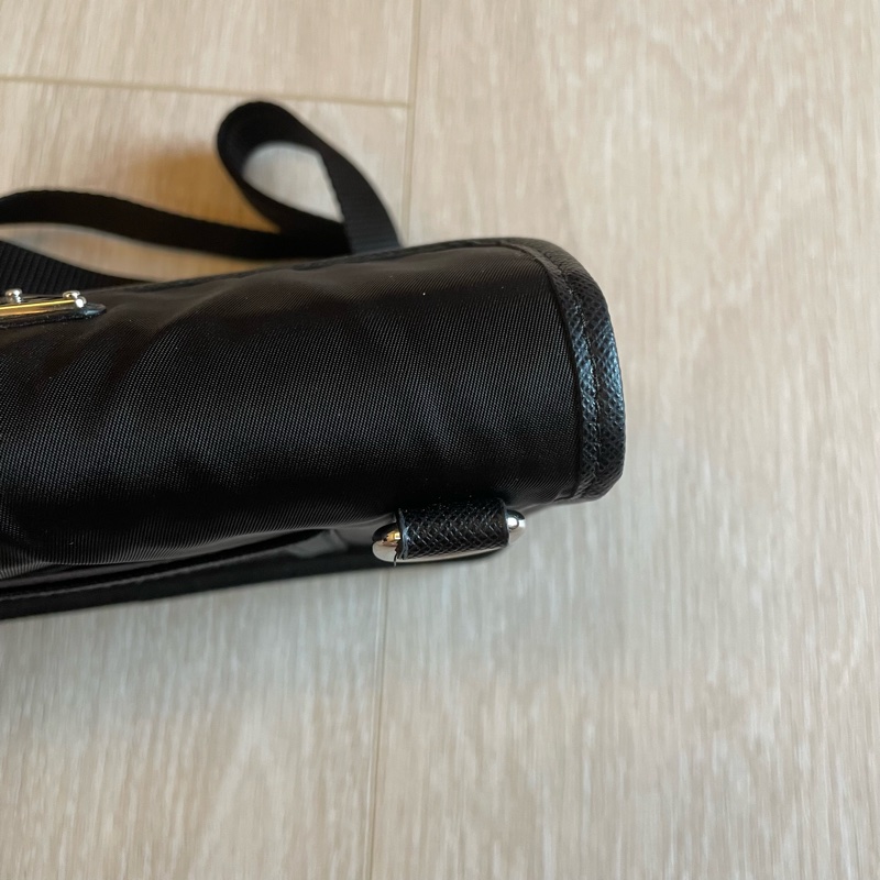 PRADA 小包 Re-Nylon and Saffiano leather smartphone case-7