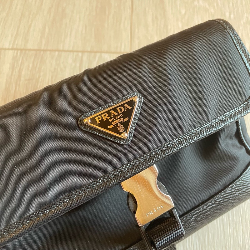 PRADA 小包 Re-Nylon and Saffiano leather smartphone case-16