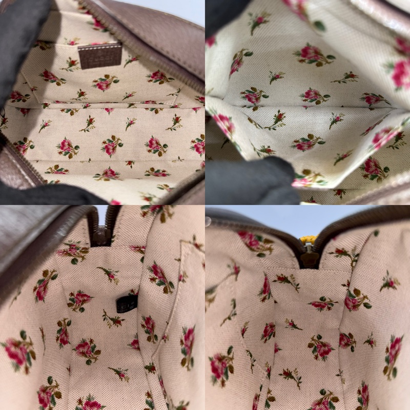 GUCCI 古馳 棕色經典GG Supreme 帆布印花相機包 斜背包 476466-6