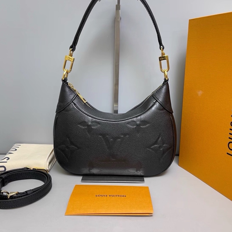​​Louis Vuitton路易威登Bagatelle全皮壓紋牛角包🥐芯片-10