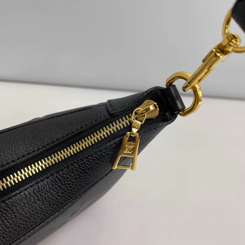 ​​Louis Vuitton路易威登Bagatelle全皮壓紋牛角包🥐芯片-15