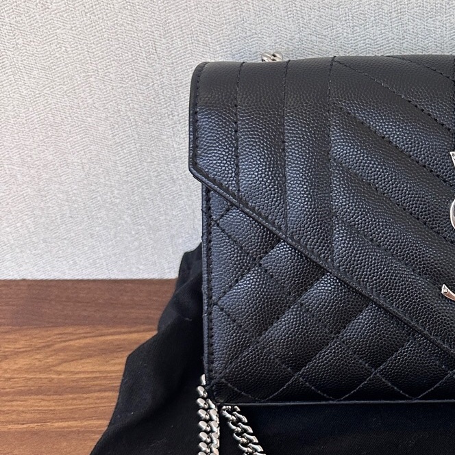 99新 聖羅蘭/YSL 信封包 牛皮革 21 X 13 X 6🧡-1