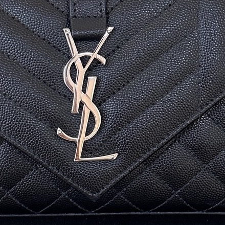 99新 聖羅蘭/YSL 信封包 牛皮革 21 X 13 X 6🧡-5