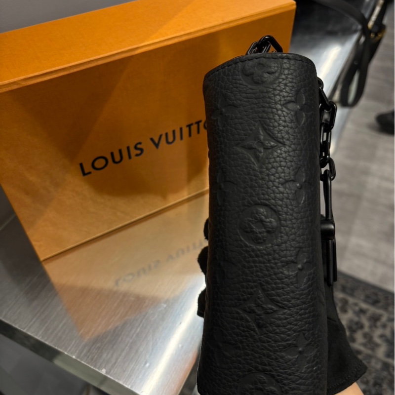 狀況好🌟Louis Vuitton LV Steamer 黑色壓紋皮革｜Classic Trend CT精品｜台北東區實體-7