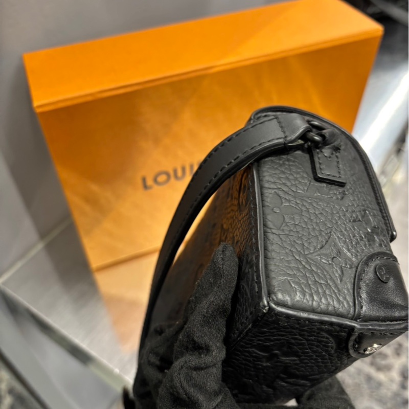狀況好🌟Louis Vuitton LV Steamer 黑色壓紋皮革｜Classic Trend CT精品｜台北東區實體-8