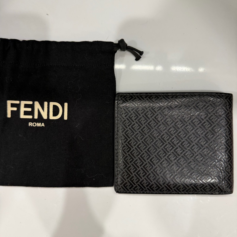 Fendi 老花男用8咔短夾-3