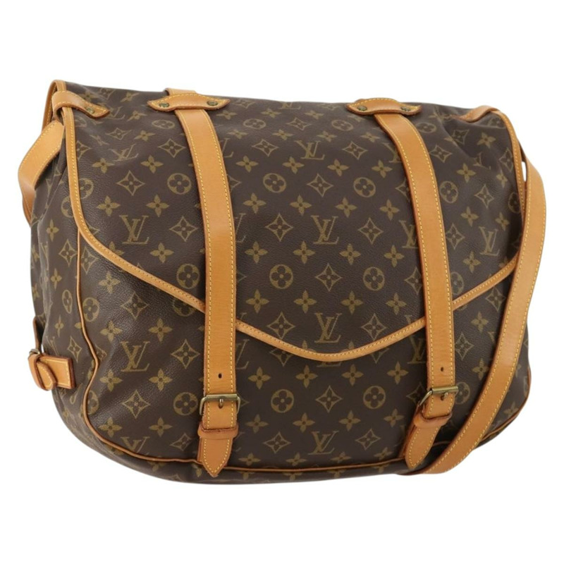 【日本直送】路易威登 Monogram Saumur 43 肩背包 M42252 LV Auth YKZ745A-0