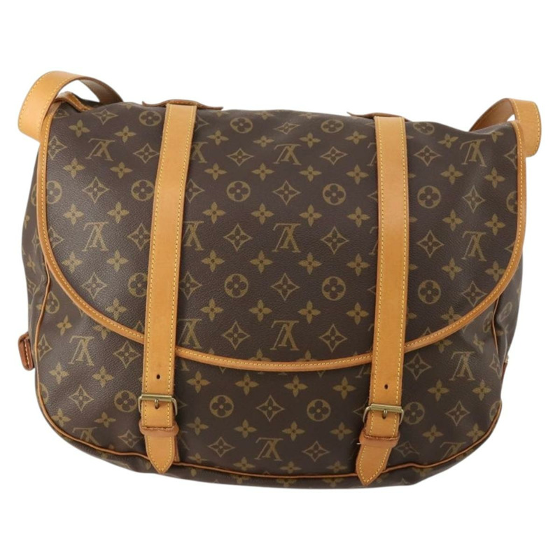 【日本直送】路易威登 Monogram Saumur 43 肩背包 M42252 LV Auth YKZ745A-1