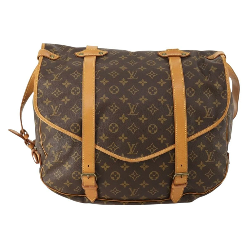 【日本直送】路易威登 Monogram Saumur 43 肩背包 M42252 LV Auth YKZ745A-12