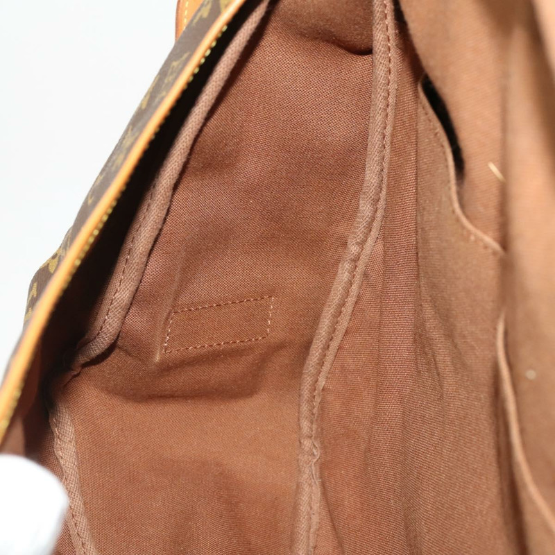 【日本直送】路易威登 Monogram Saumur 43 肩背包 M42252 LV Auth YKZ745A-20