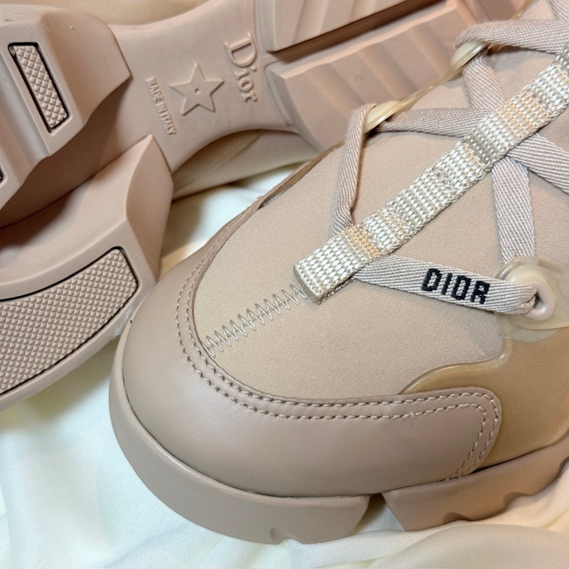 Dior/迪奧 D-Connect藕粉色老爹鞋 37.5碼-7