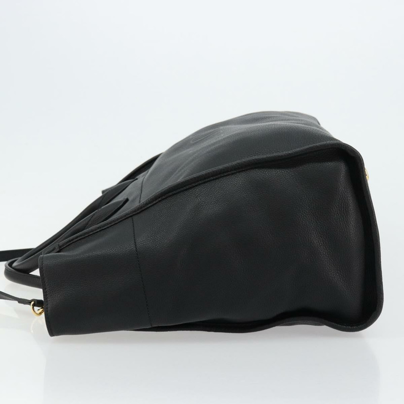 【日本直送】GUCCI 皮革雙肩包 黑色金色 674837 正品 mr2372V-4