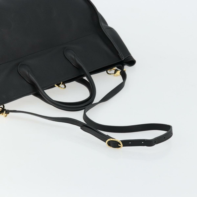 【日本直送】GUCCI 皮革雙肩包 黑色金色 674837 正品 mr2372V-8