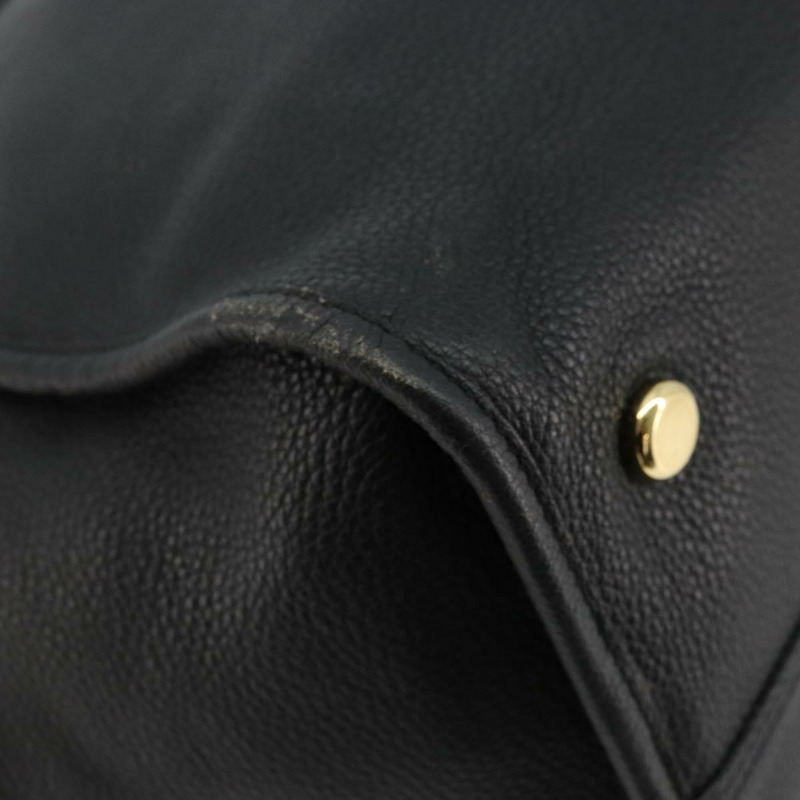 【日本直送】GUCCI 皮革雙肩包 黑色金色 674837 正品 mr2372V-14