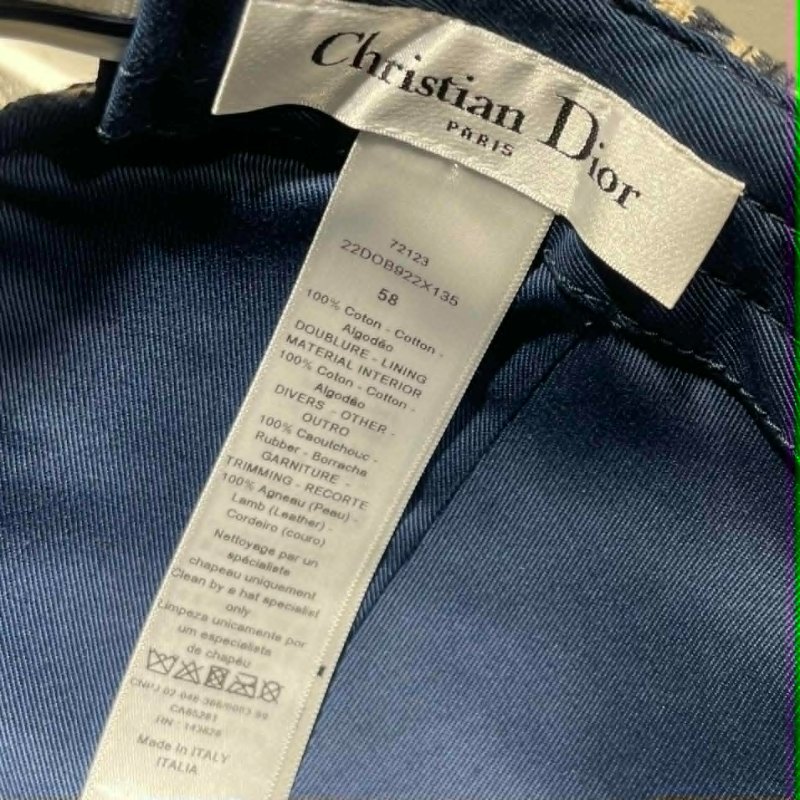DIOR 滿版LOGO棒球帽 58號-3