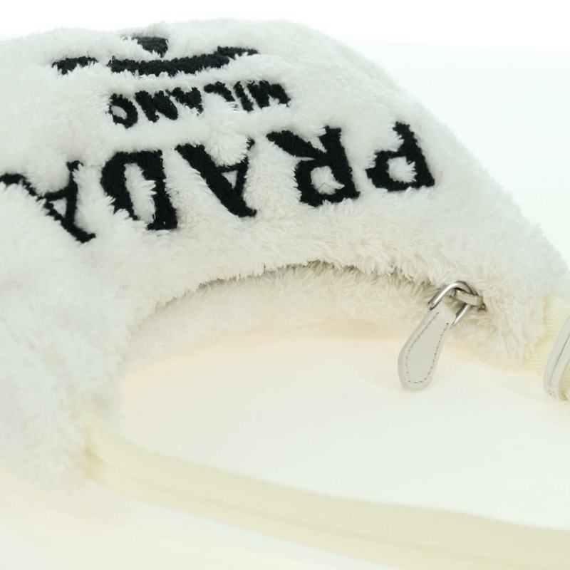 【日本直送】PRADA 白色銀色手提包 Auth 177111M-5