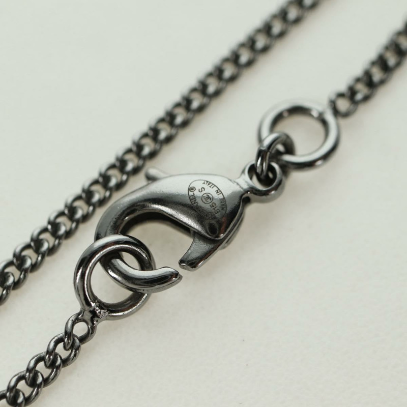 【日本直送】香奈兒 COCO 標誌項鍊 金屬 銀色 CC Auth 175104M-10