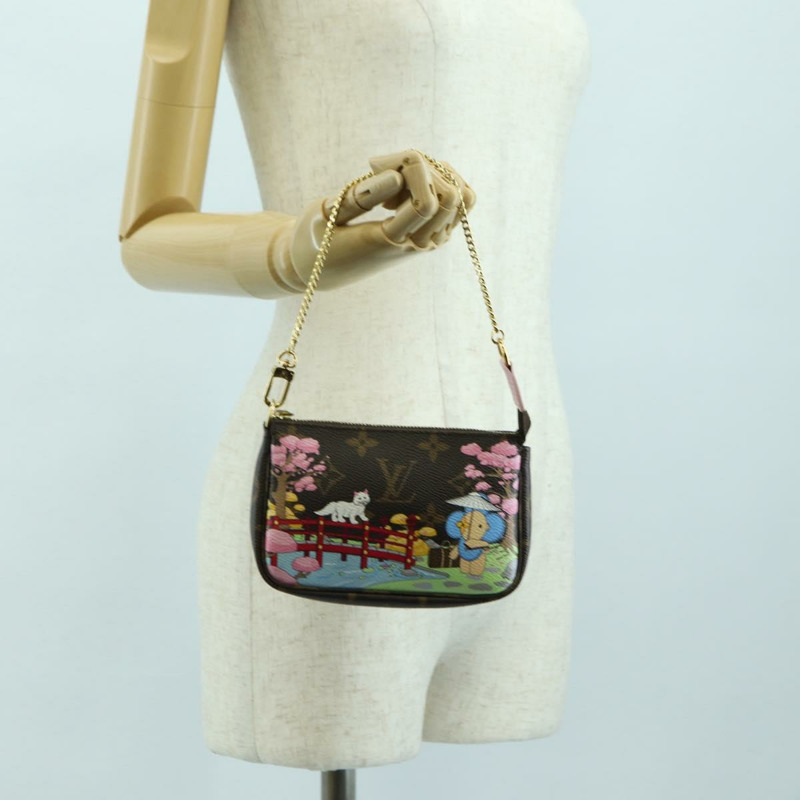 【日本直送】路易威登 Monogram Vivienne 迷你手拿包配件 M45905 LV 正品 177457M-25