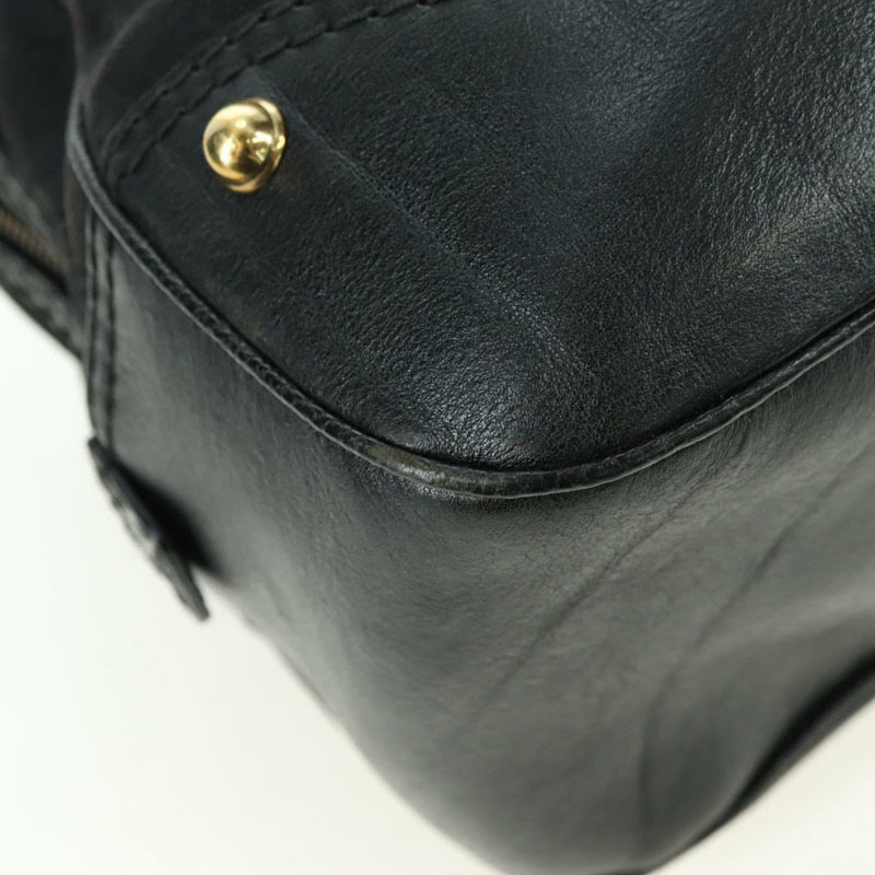 【日本直送】GUCCI GG帆布手提包 黑色 金色 211967 正品 177510V-11