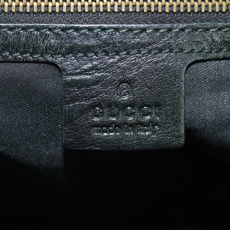 【日本直送】GUCCI GG帆布手提包 黑色 金色 211967 正品 177510V-16