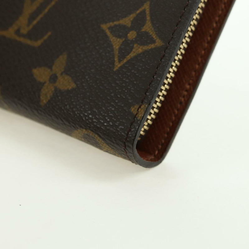 【日本直送】路易威登 Monogram Porte Monnaie 拉鍊長皮夾 M61727 LV 正品 am11507V-14