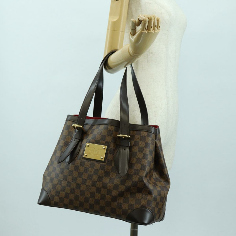 【日本直送】路易威登 Damier Ebene Hampstead 中型手提包 N51204 LV 正品 am11544V-26