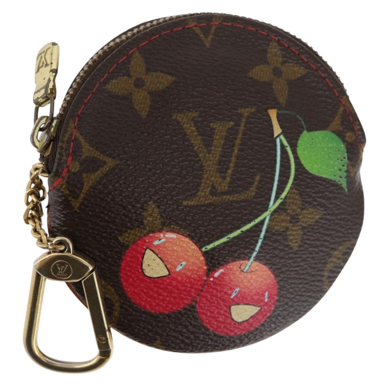 【日本直送】路易威登 Monogram Cherry Porte Monnaie Ron 零錢包 M95043 正品 177653V-0