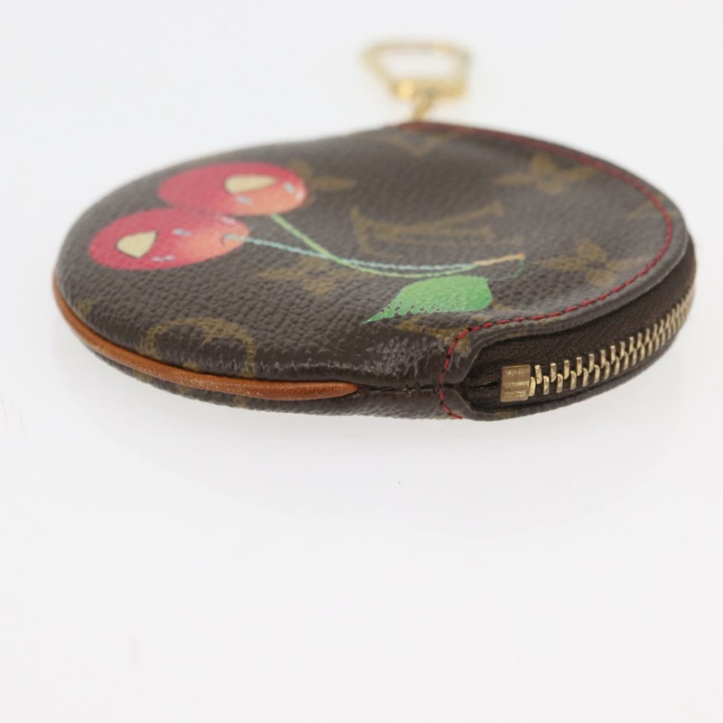 【日本直送】路易威登 Monogram Cherry Porte Monnaie Ron 零錢包 M95043 正品 177653V-2
