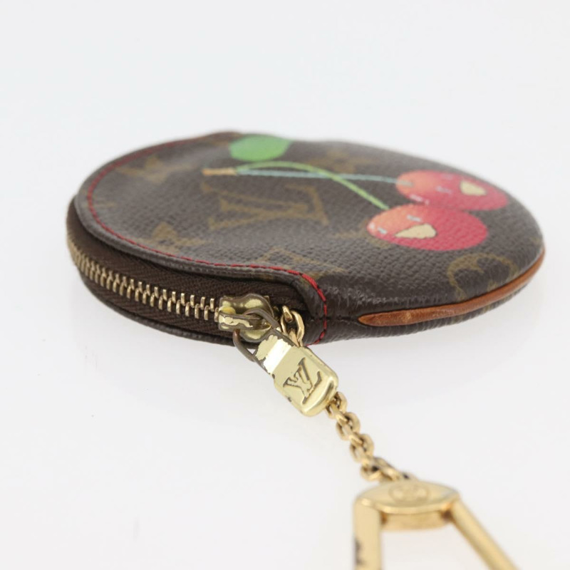 【日本直送】路易威登 Monogram Cherry Porte Monnaie Ron 零錢包 M95043 正品 177653V-3