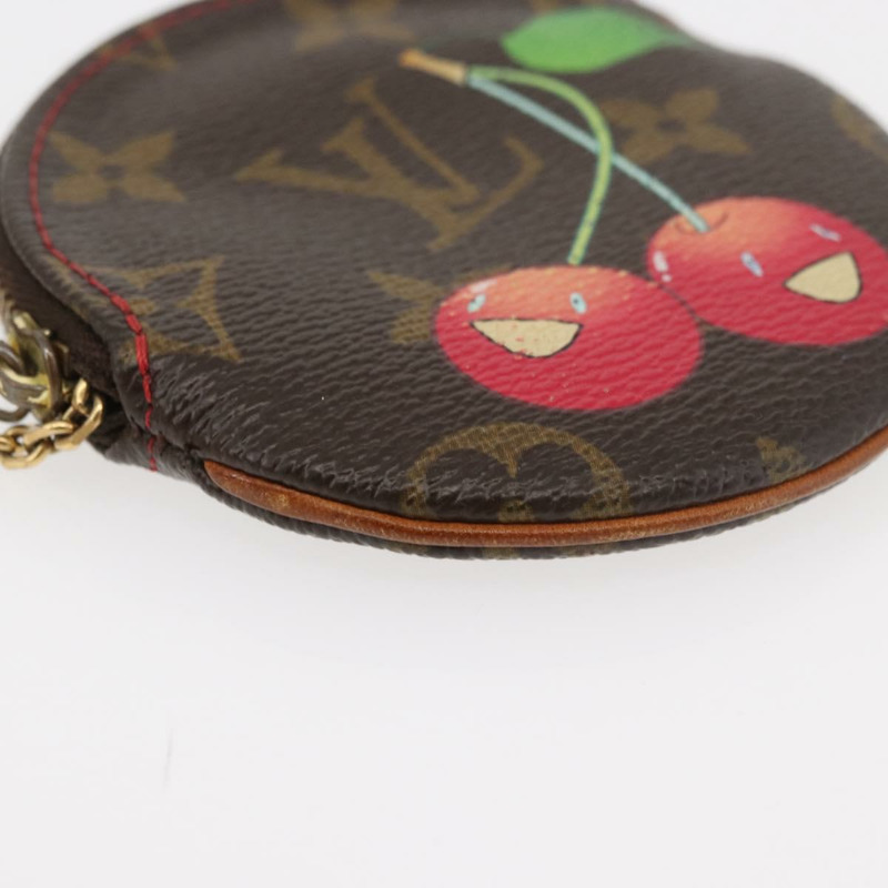 【日本直送】路易威登 Monogram Cherry Porte Monnaie Ron 零錢包 M95043 正品 177653V-7