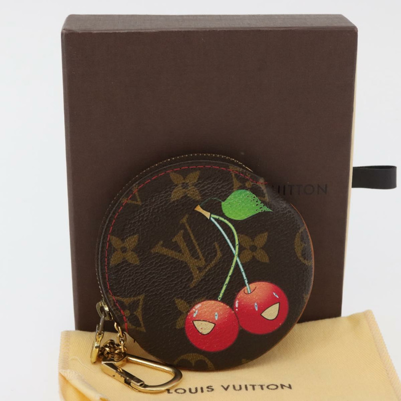 【日本直送】路易威登 Monogram Cherry Porte Monnaie Ron 零錢包 M95043 正品 177653V-11