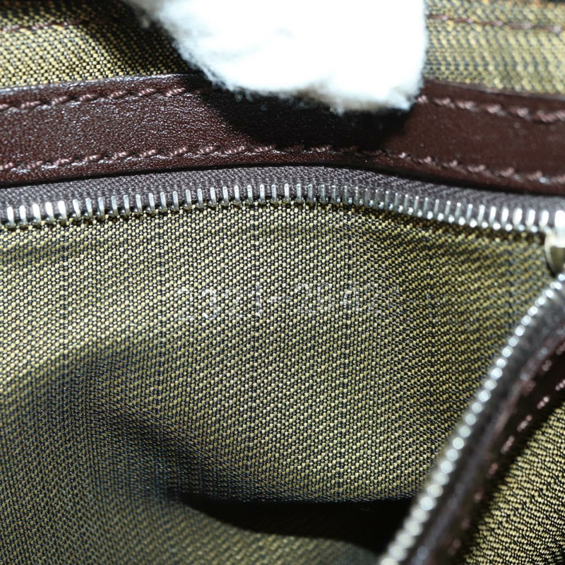 【日本直送】FENDI Zucca帆布Mamma Baguette單肩包 棕色/黑色 正品 177645SAV-10