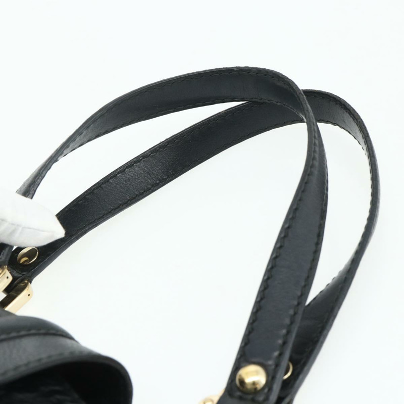 【日本直送】GUCCI GG帆布Guccissima托特包，黑色金色皮革款，貨號233609，正品編號177826A-7