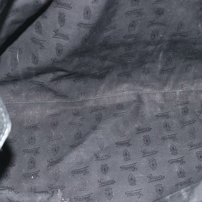 【日本直送】GUCCI GG帆布Guccissima托特包，黑色金色皮革款，貨號233609，正品編號177826A-15