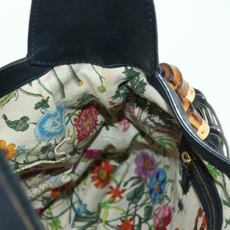 【日本直送】GUCCI Jackie 竹節單肩包，黑色金色皮革，貨號 281178，正品編號 177840SAM-21