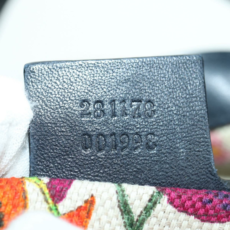 【日本直送】GUCCI Jackie 竹節單肩包，黑色金色皮革，貨號 281178，正品編號 177840SAM-25