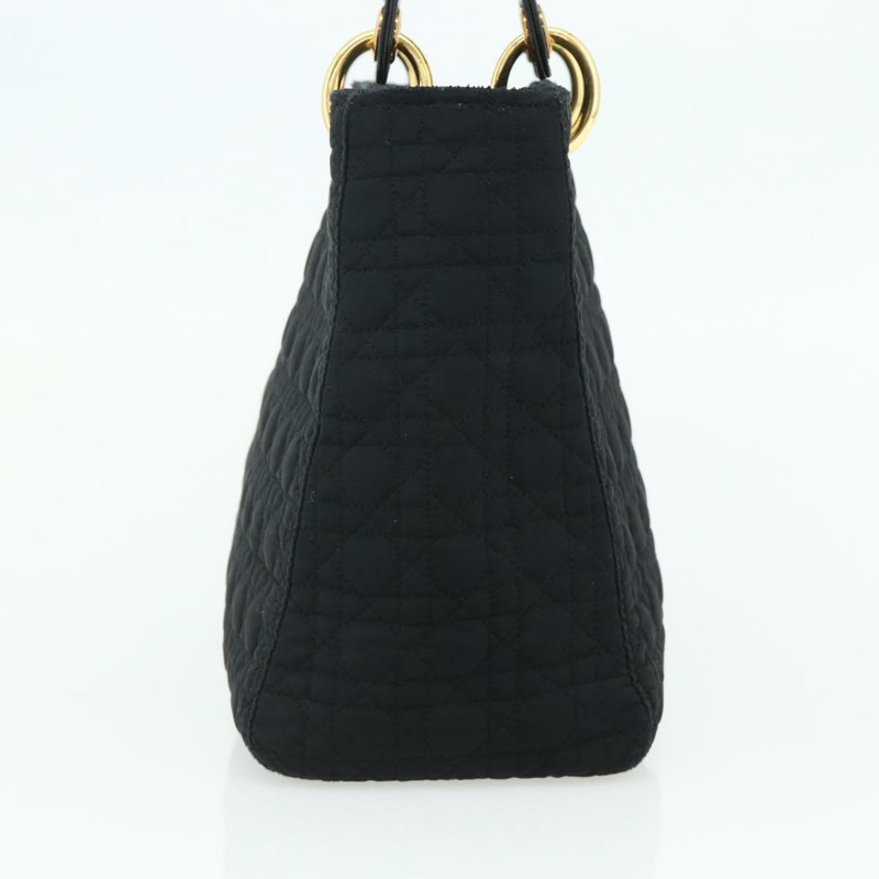 【日本直送】Christian Dior Canage 手提包 尼龍 黑色 金色 正品 178124A-3