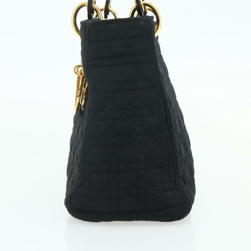 【日本直送】Christian Dior Canage 手提包 尼龍 黑色 金色 正品 178124A-4