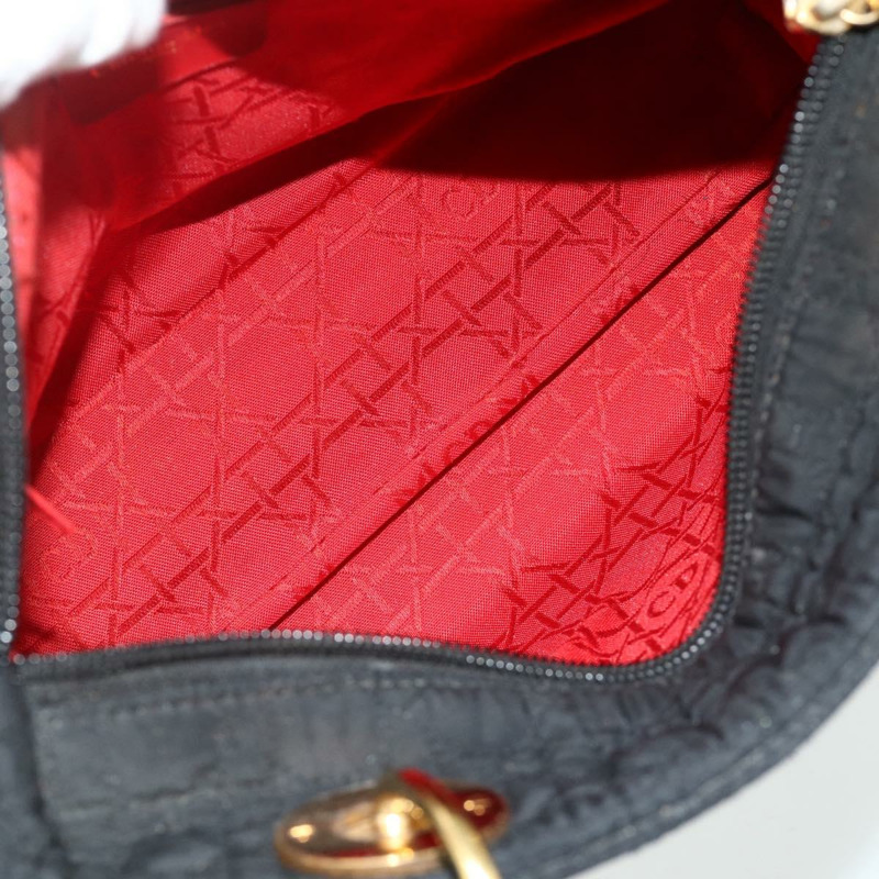 【日本直送】Christian Dior Canage 手提包 尼龍 黑色 金色 正品 178124A-16