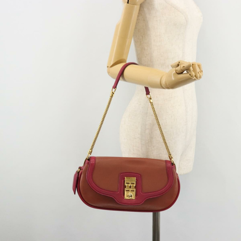 【日本直送】路易威登 Trapezi Art Deco Baguette 手袋，粉紅色皮革，LV 正品，貨號 177283V-22