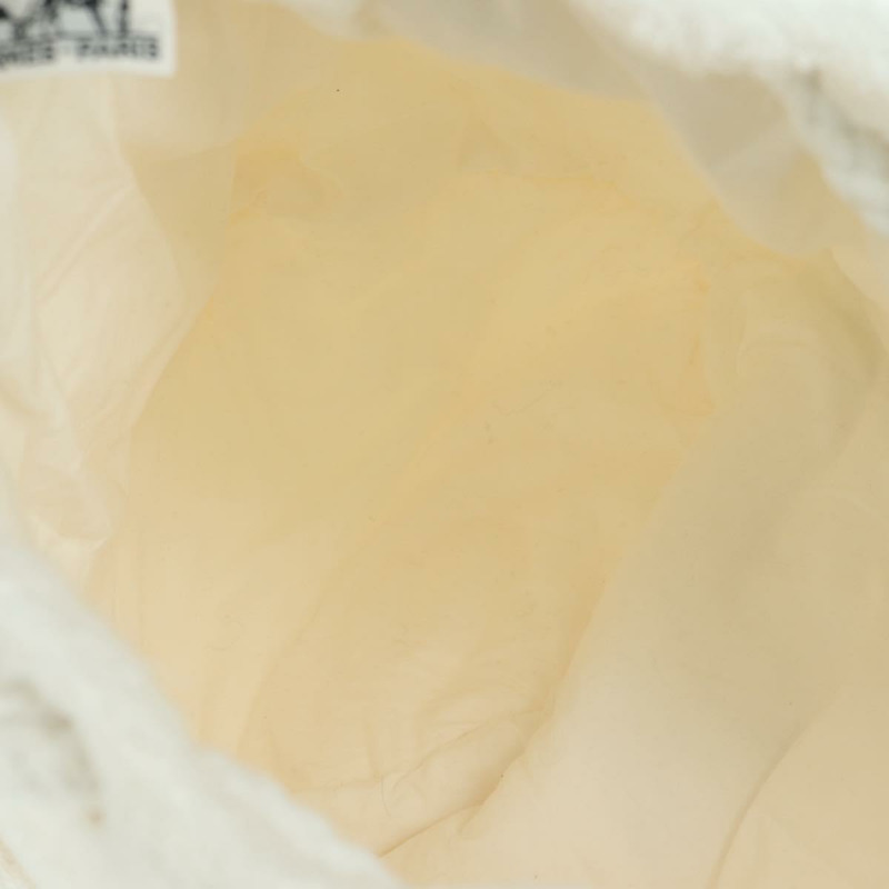 【日本直送】愛馬仕托特包 Pile 白色金色 Auth 178024V-19