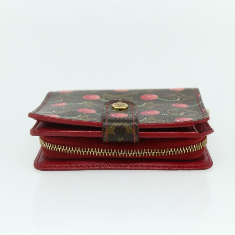 【日本直送】路易威登 Monogram Cherry 迷你拉鍊雙折皮夾 M95005 LV 正品 178602A-2