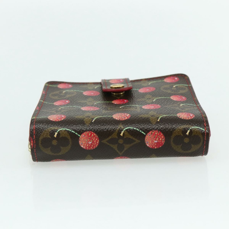 【日本直送】路易威登 Monogram Cherry 迷你拉鍊雙折皮夾 M95005 LV 正品 178602A-3